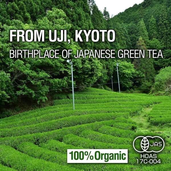 Organic Sencha Green Tea Loose Leaves 80g - Image 3