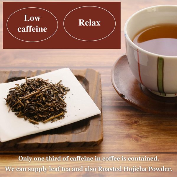 Organic Roasted green tea Hojicha Powder 100g - Image 5