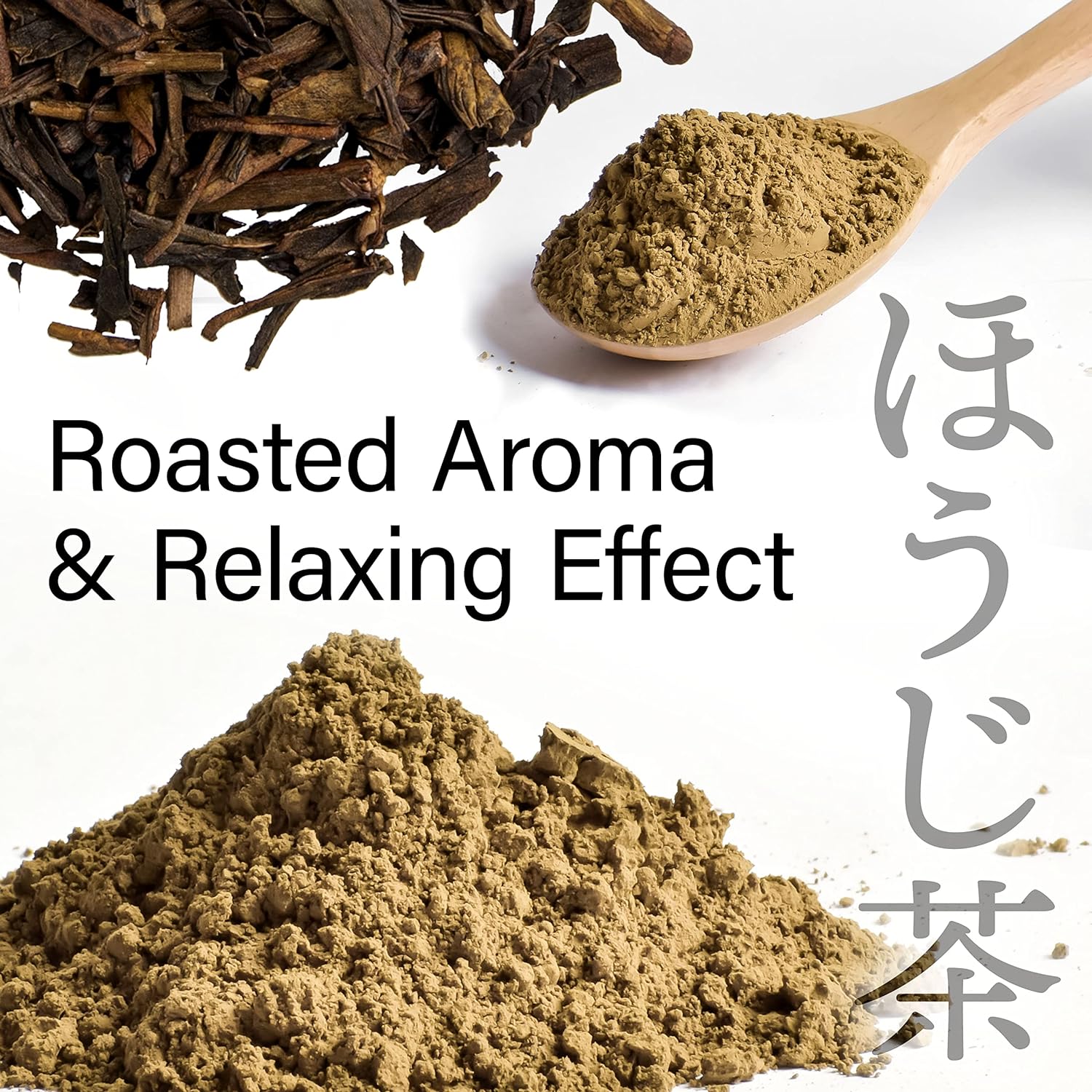 Organic Roasted green tea Hojicha Powder 100g