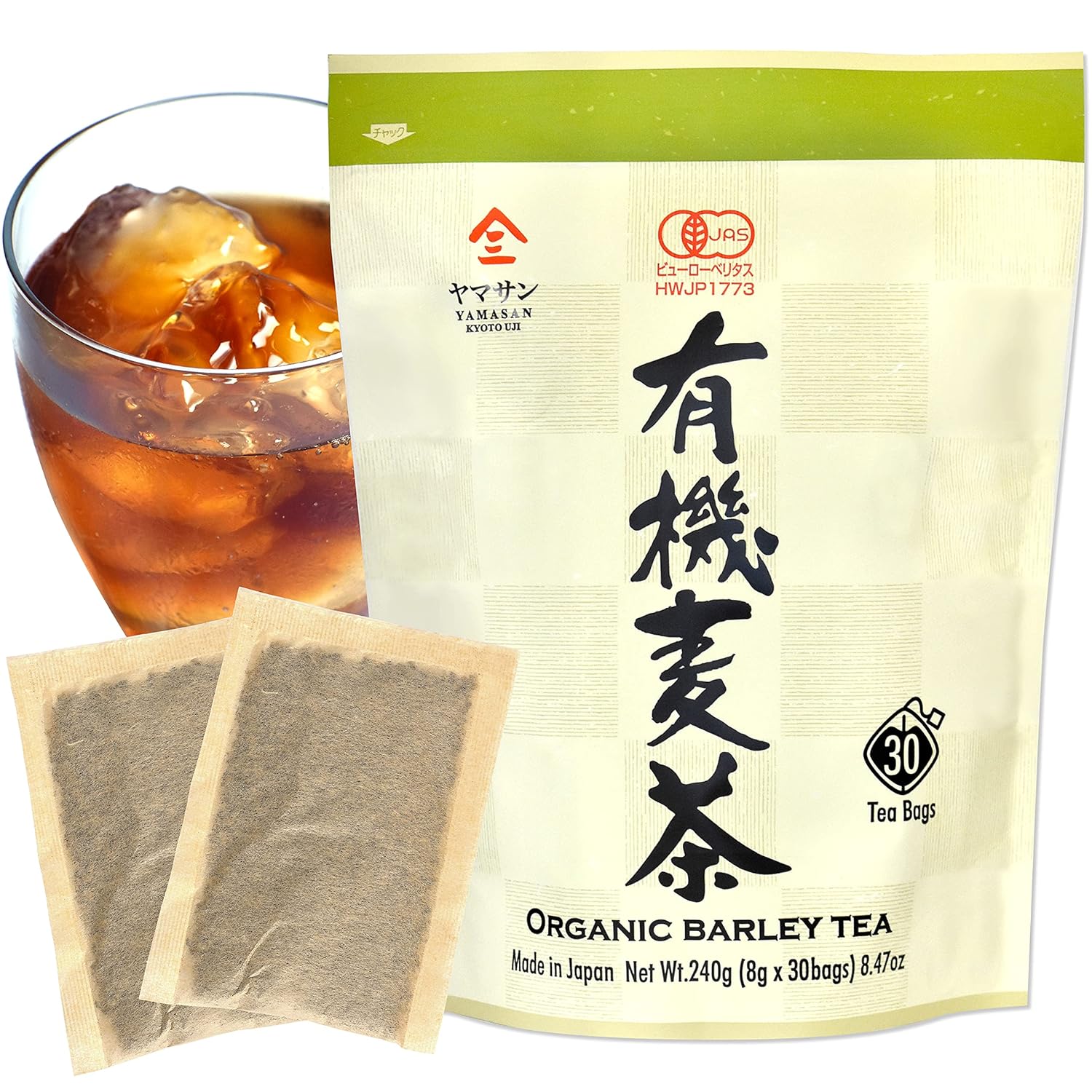 Organic Mugicha Barley Tea 8g×30bags