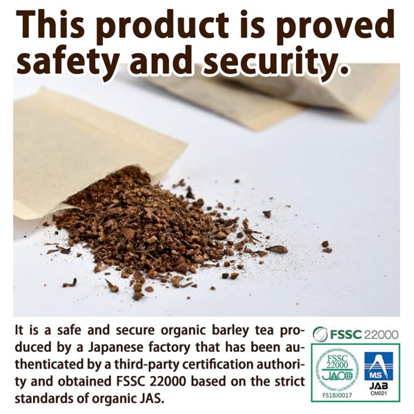 Organic Mugicha Barley Tea 8g×30bags - Image 3