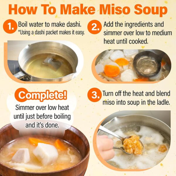 Japanese Miso Paste Malted rice 300g - Image 3