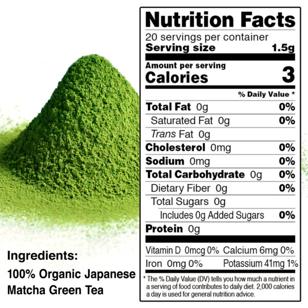 Organic Matcha Ceremonial Grade - BI - (30g) - Image 8