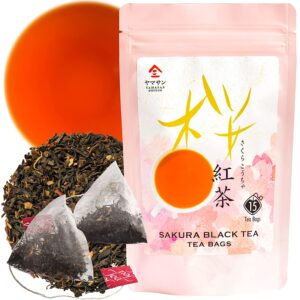 Sakura Japanese Loose Leaf Black Tea Bag 3g×15bags