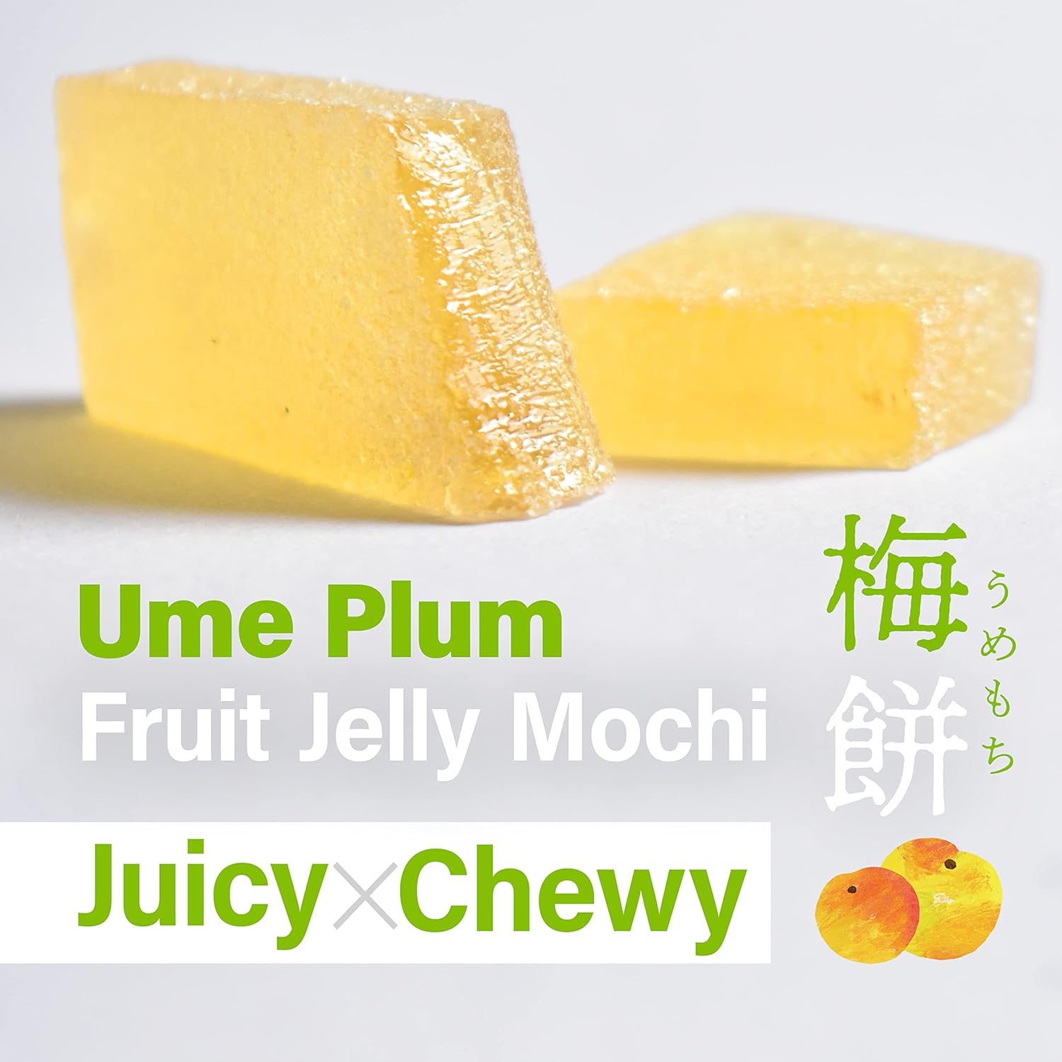 Jelly Fruit Mochi Candy Japanese Ume Plum