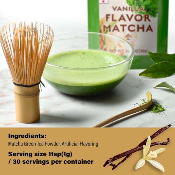 Japanese Matcha Green Tea Powder Vanilla Flavor - Image 6