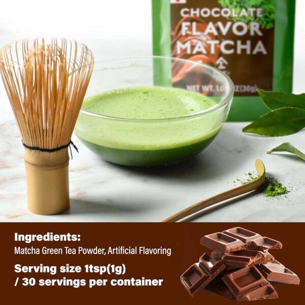 Japanese Matcha Green Tea Powder Chocolate Flavor - Image 6