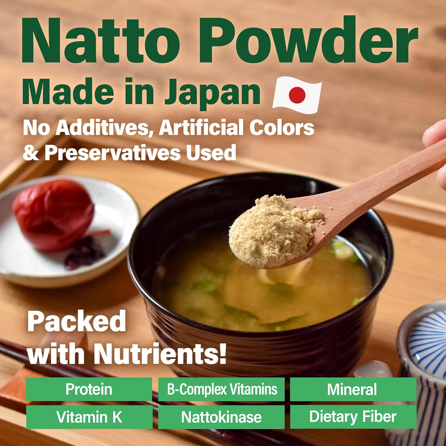 Japanese Natto Fermented Soybean Powder