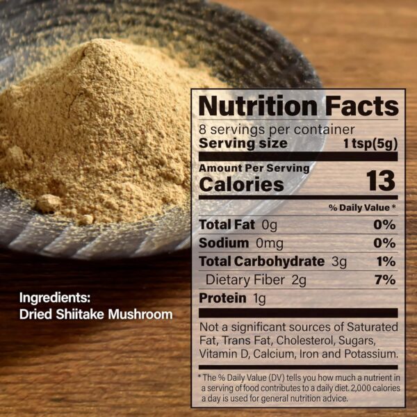 Japanese Shiitake Mushroom Umami Powder - Image 7