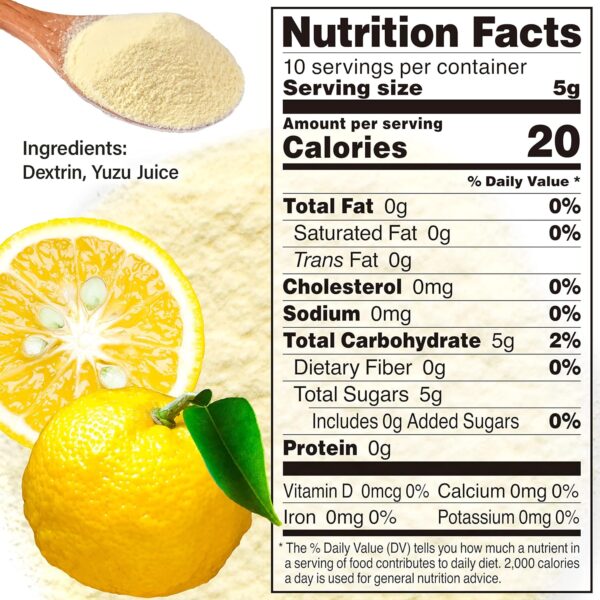 Japanese Yuzu Juice Powder - Image 6