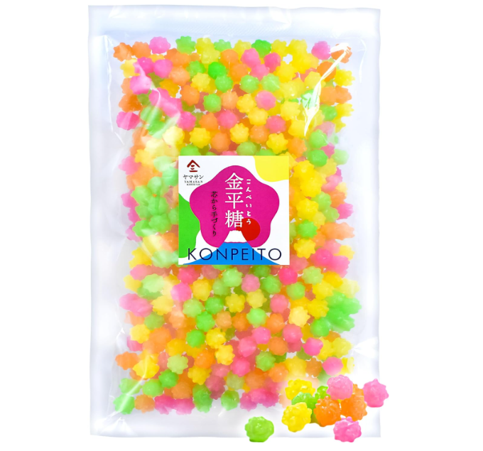 Konpeito Japanese Sugar Candy – Big bag 500g,