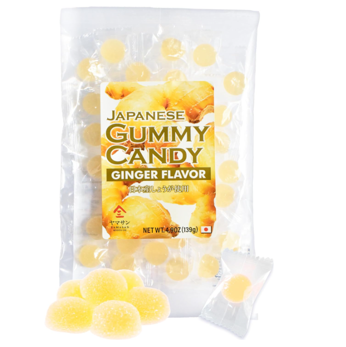 Japanese Gummy Candy Ginger Flavor